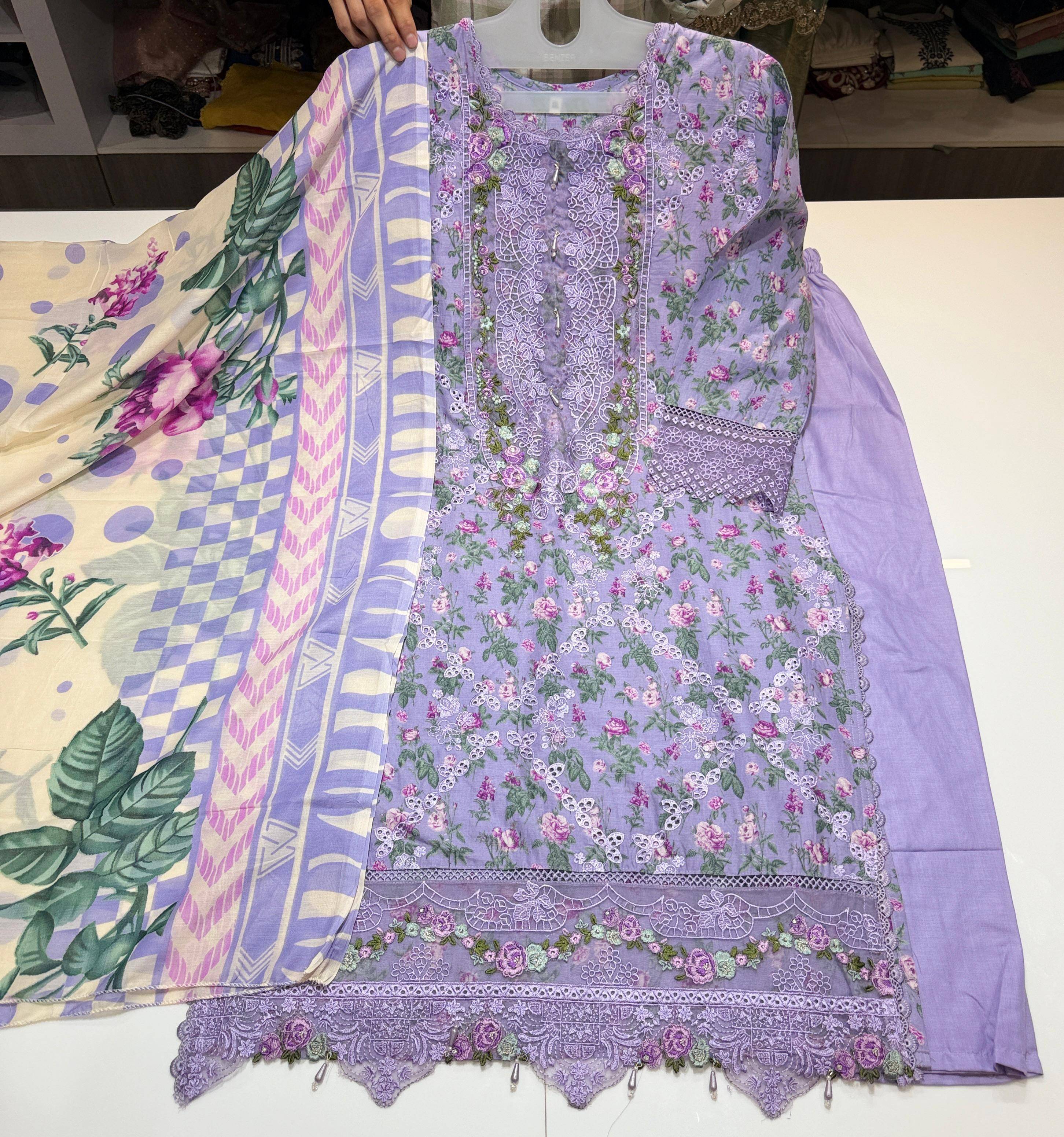 ELAF CHIKANKARI By DEEPSY SUITS Beautiful Pakistani Suits Colorful Stylish Fancy Ethnic Wear Cotton Dresses At Wholesale